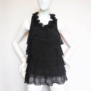 Akira Ruffled Layered Sleeveless Top - Medium